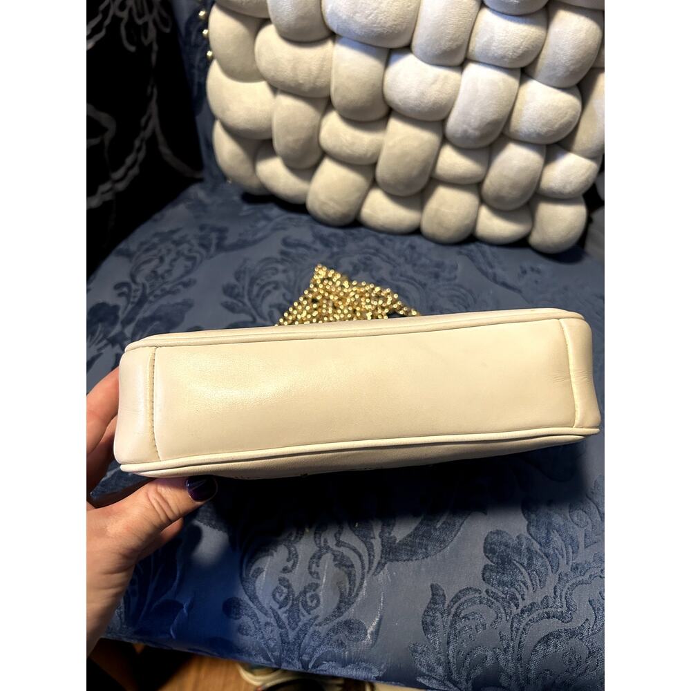 Coach Nolita Wristlet 22 with Cut Out Tea Rose Chalk Ivory - Picture 8 of 13